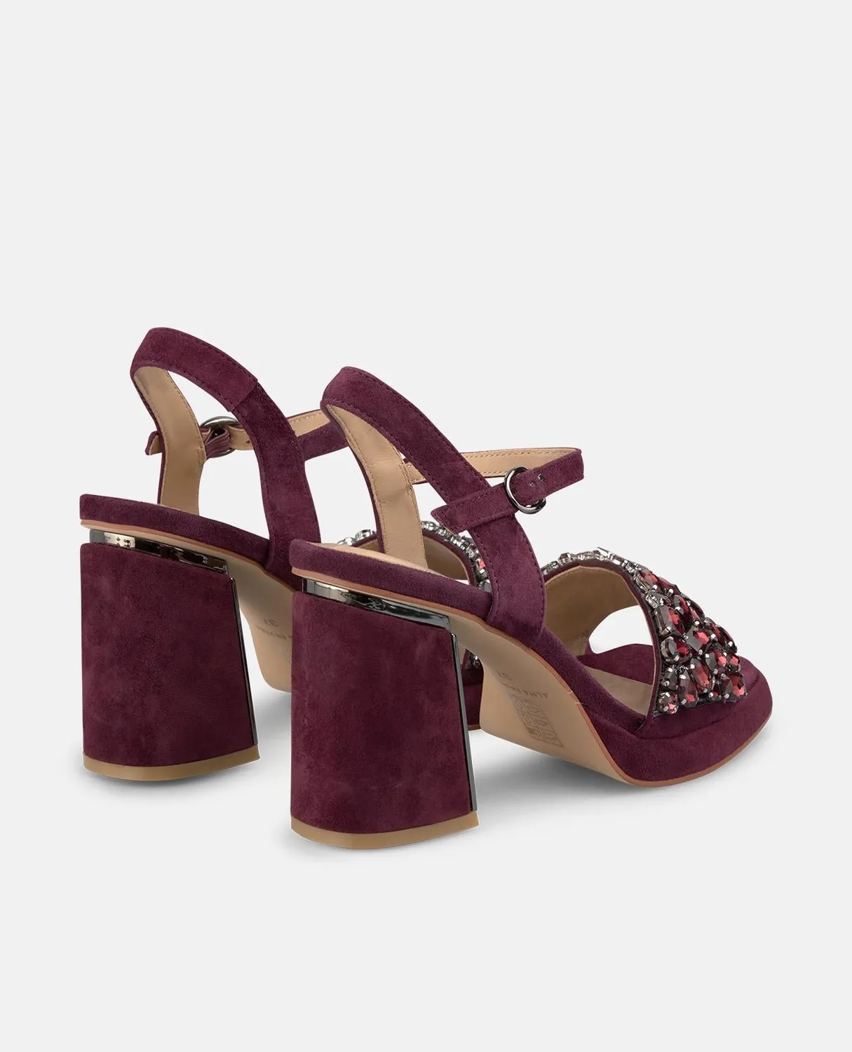 Alma en Pena I250051 sandale bordeaux talon 8,5 cm