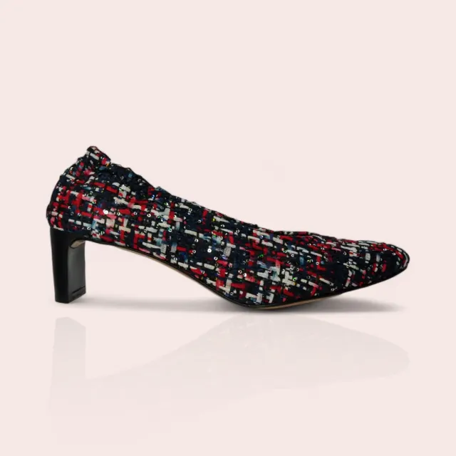 Karine Arabian Cecile escarpins tweed multicolore