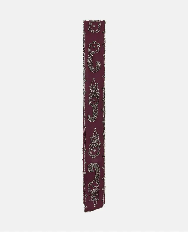 Alma en Pena I25AC101 foulard bordeaux 6x200 cm
