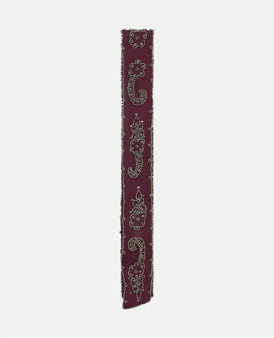 Alma en Pena I25AC101 foulard bordeaux 6x200 cm