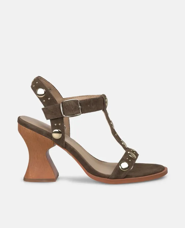 Alma en Pena V262454 sandales marron cuir talon 8 cm