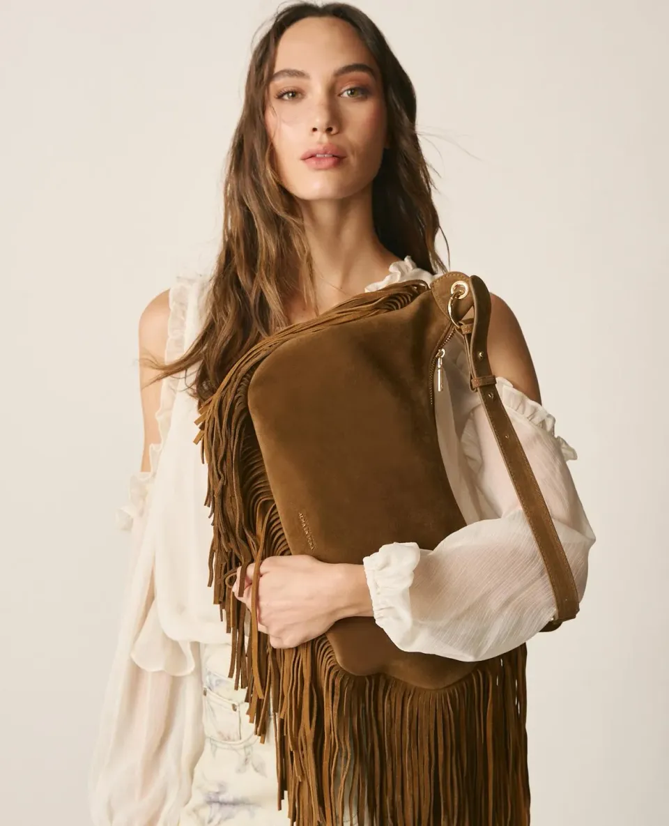 Alma en Pena V26BG062 sac bandoulière cuir camel