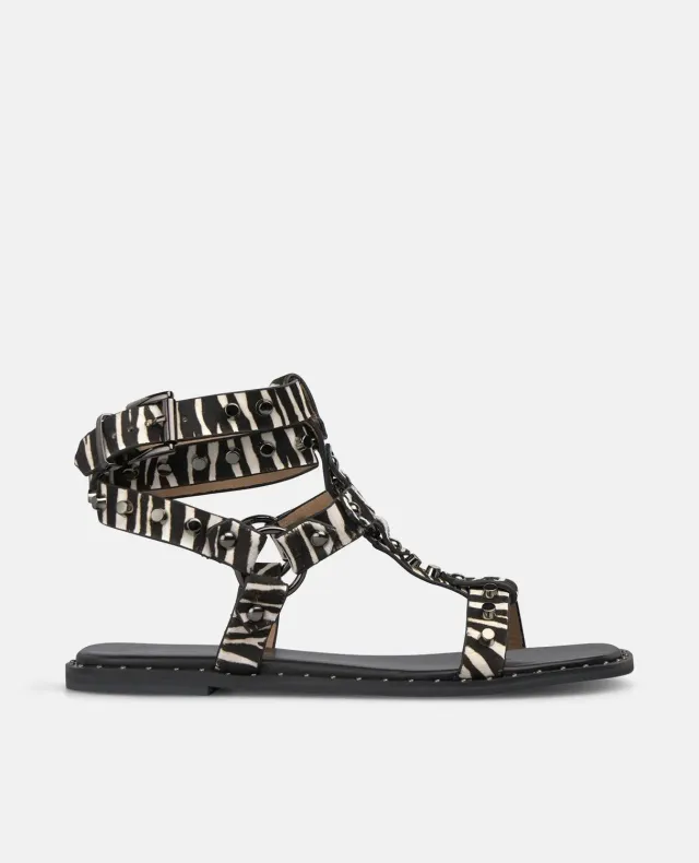 Alma en Pena V268207 sandale grecque blanche cuir 4,5cm