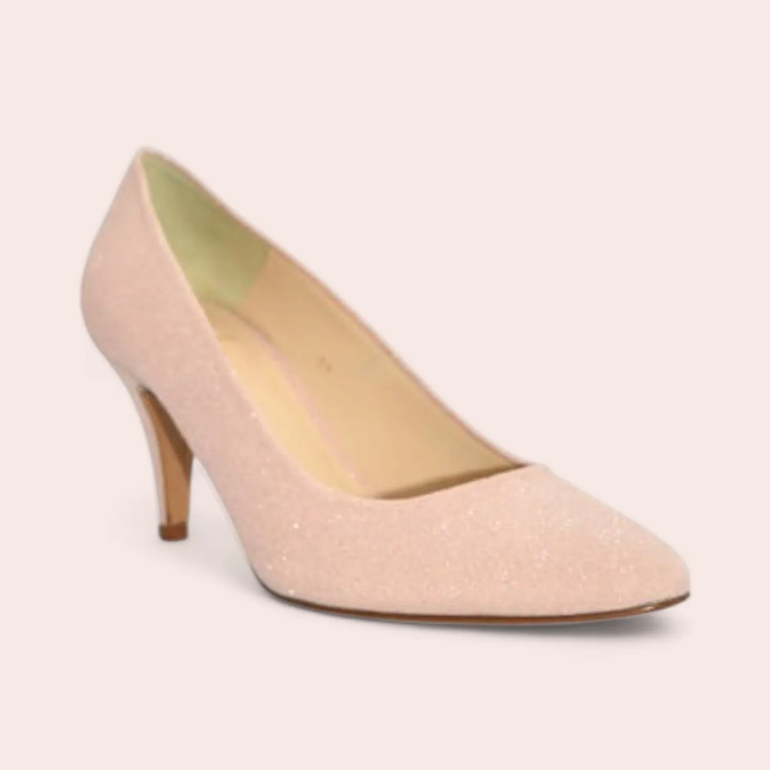 Karine Arabian Yeva escarpin velours rose talon 65 mm