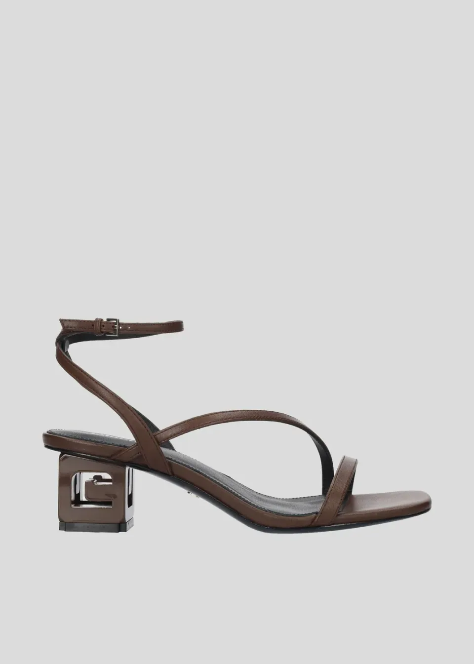Lola Cruz Charlotte 50 sandales à talon marron 5 cm