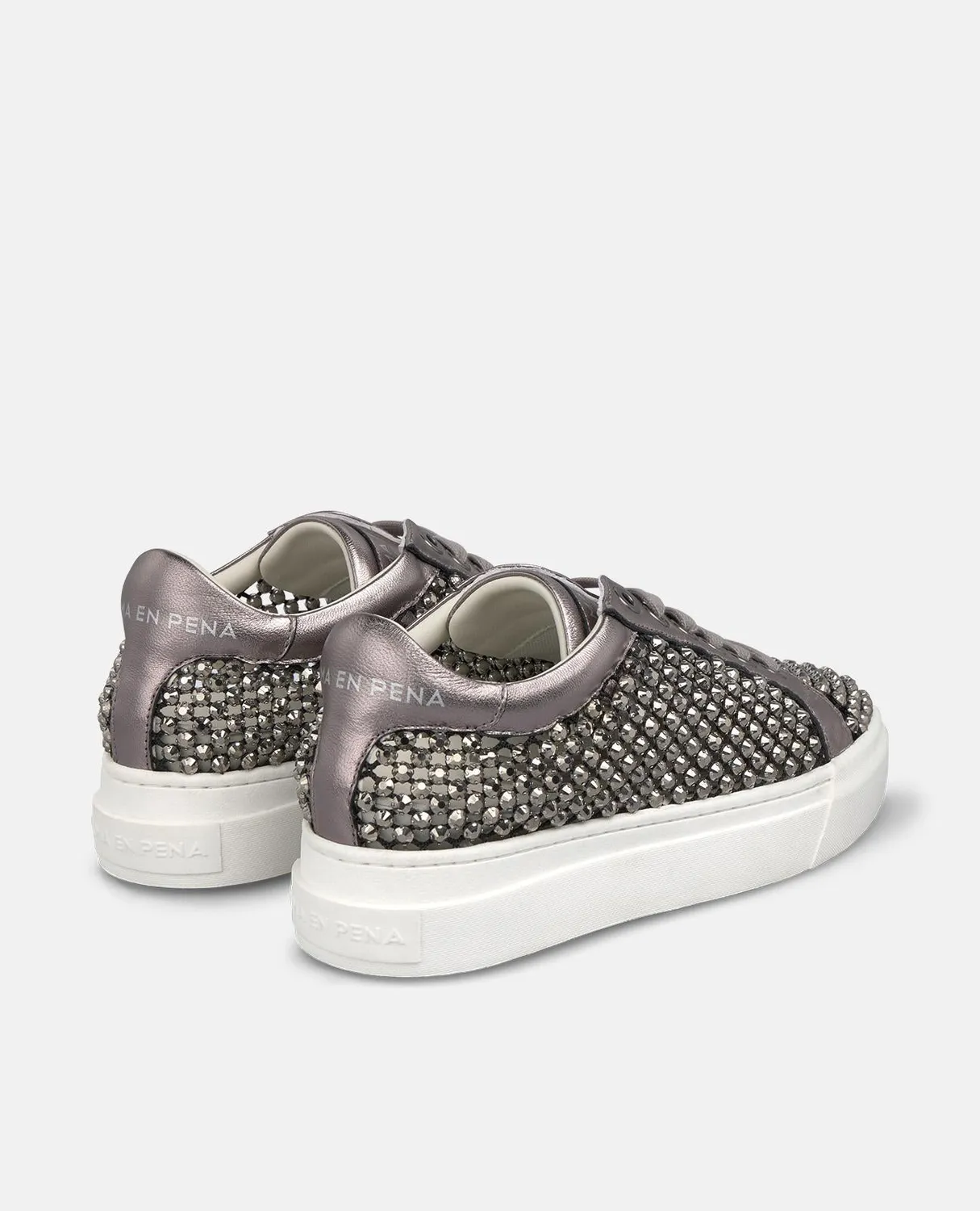 Alma en Pena V260460 sneakers argenté plateforme