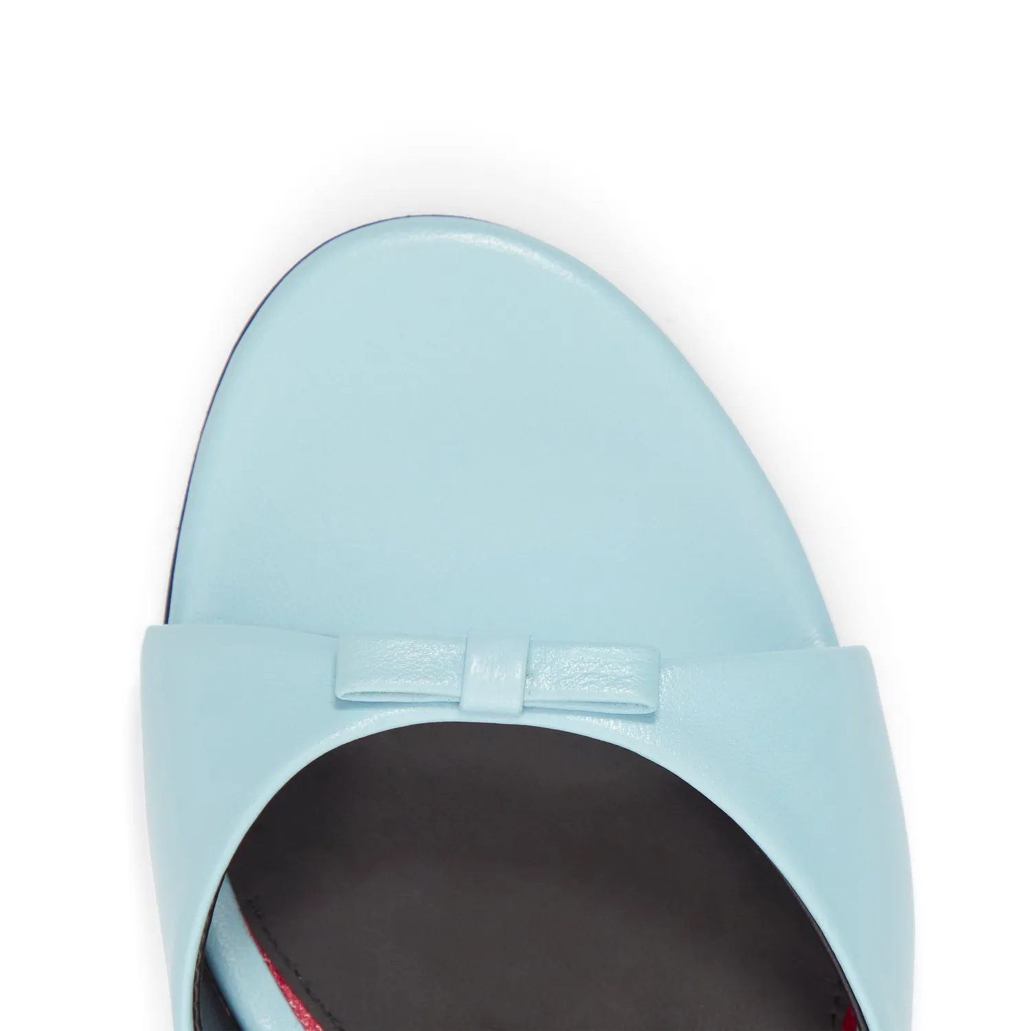 Maison Ernest Lydalia 75 mules cuir bleu pastel