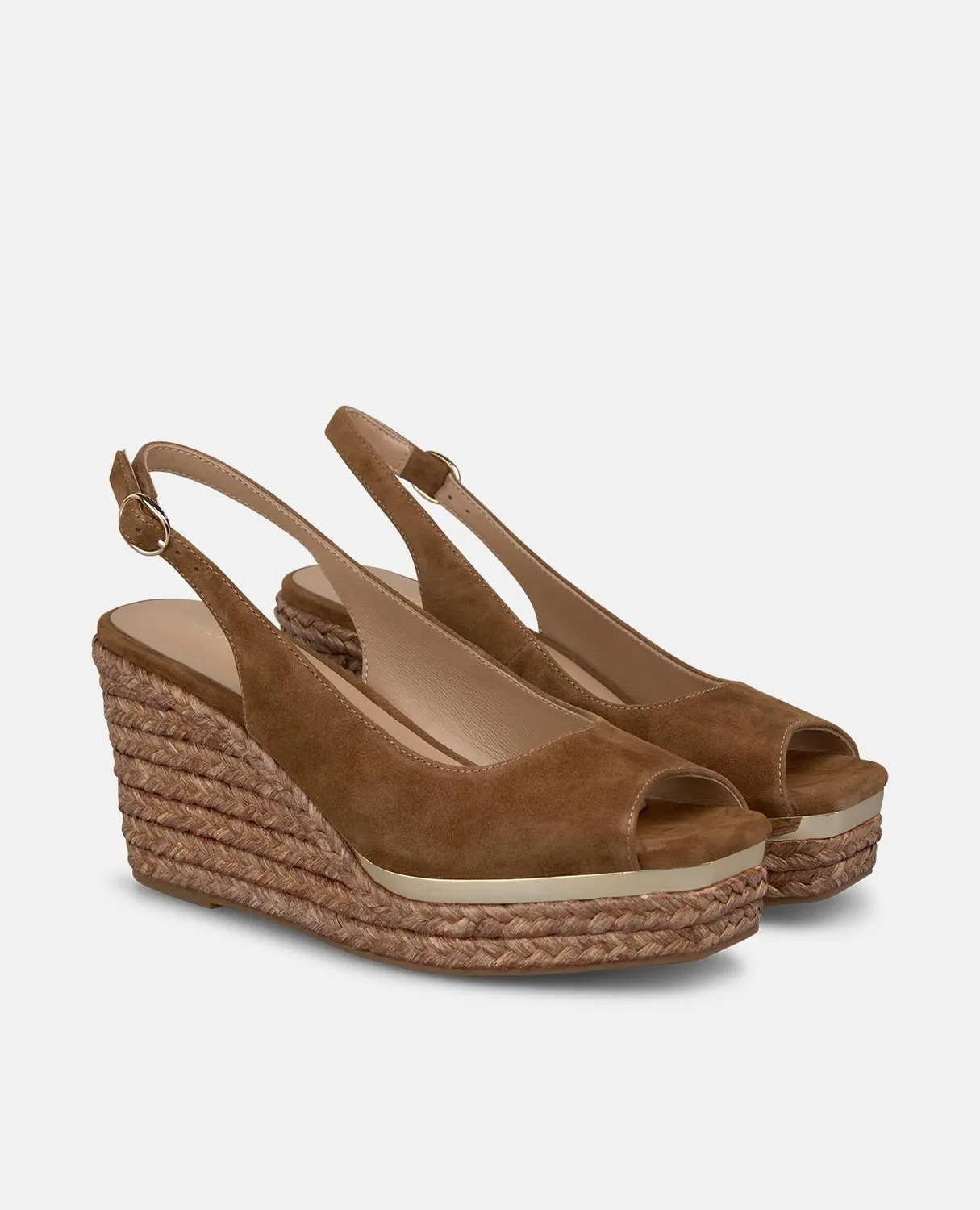 Alma en Pena V266000 sandales sparto cuir caramel 9,5 cm