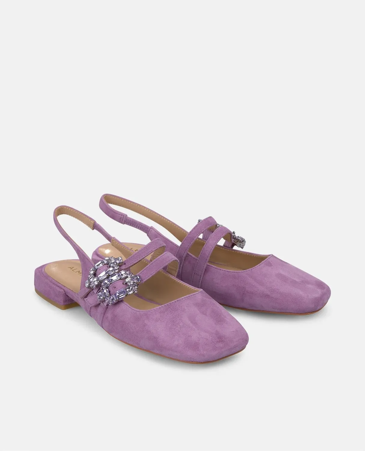 Alma en Pena V250501 ballerines violettes cuir plat