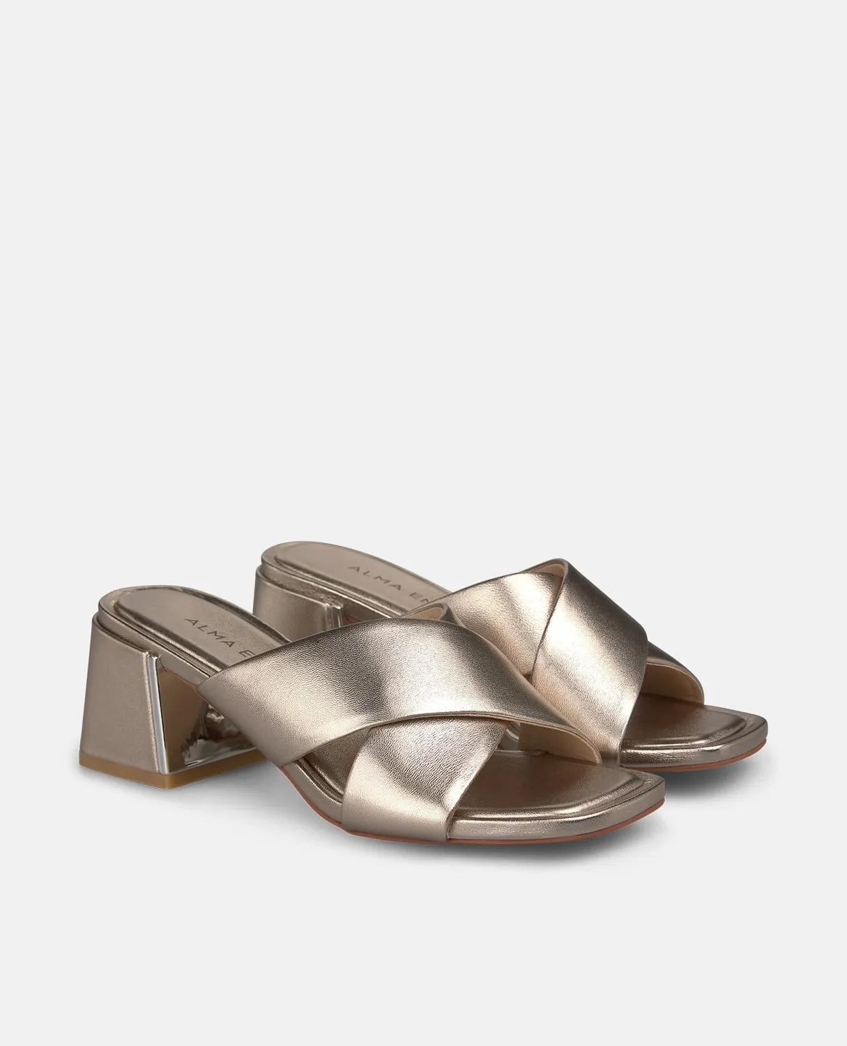 Alma en Pena V263104 sandales bronze croisées talon 6 cm