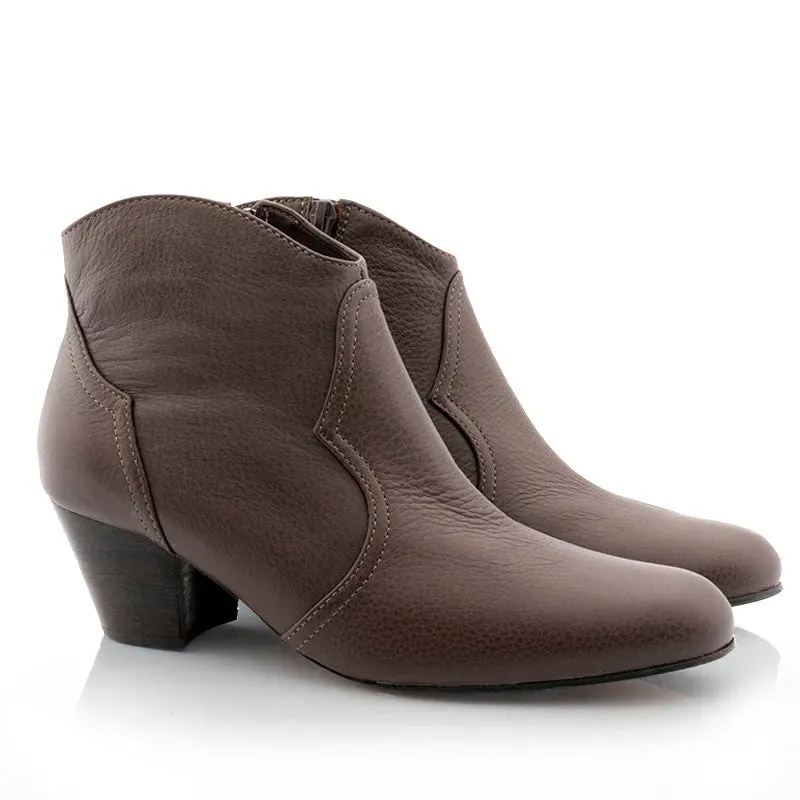 Bégum Paris Johnny bottine café western talon 5 cm
