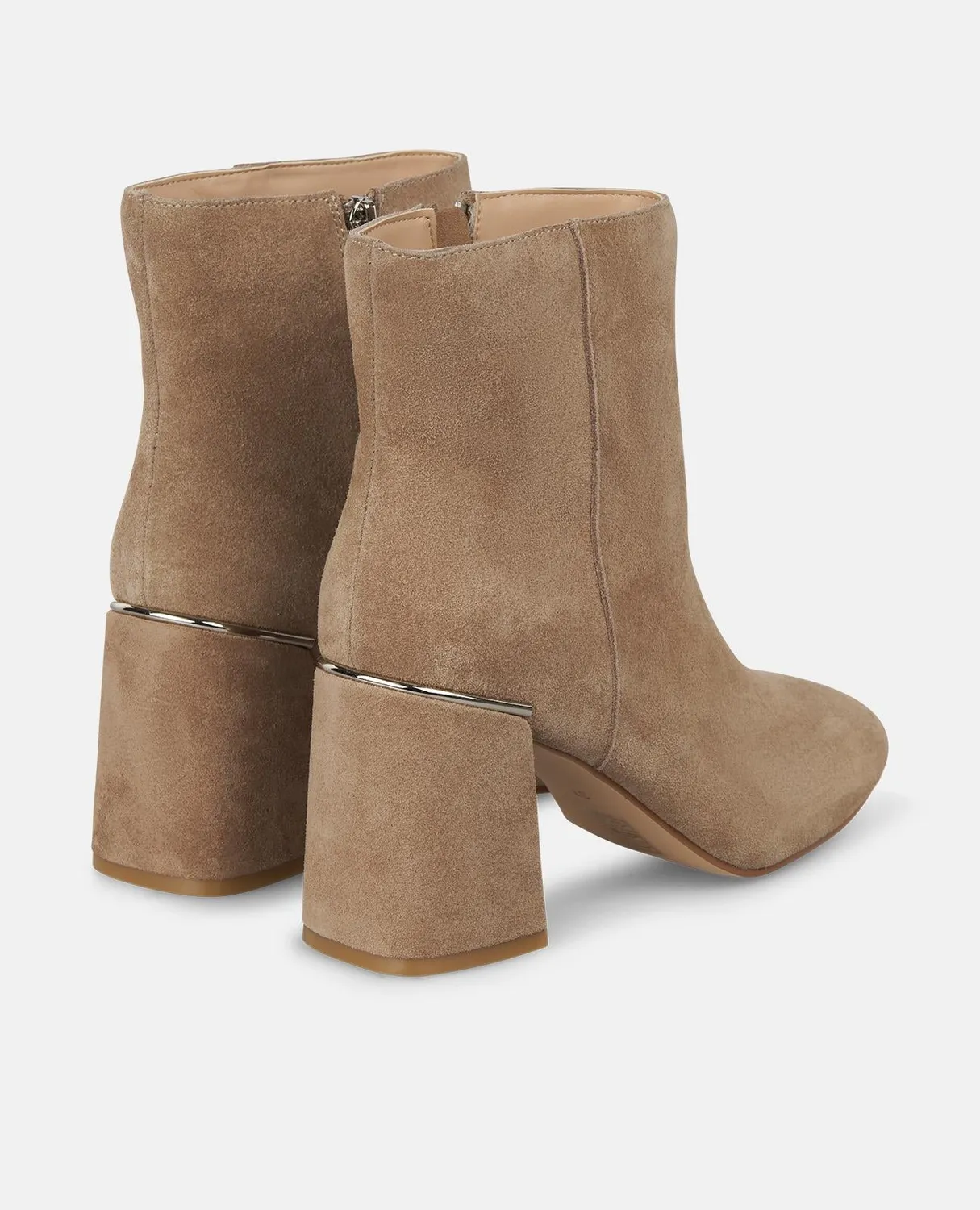 Alma en Pena I2552000 bottines vison talon large 7 cm cuir