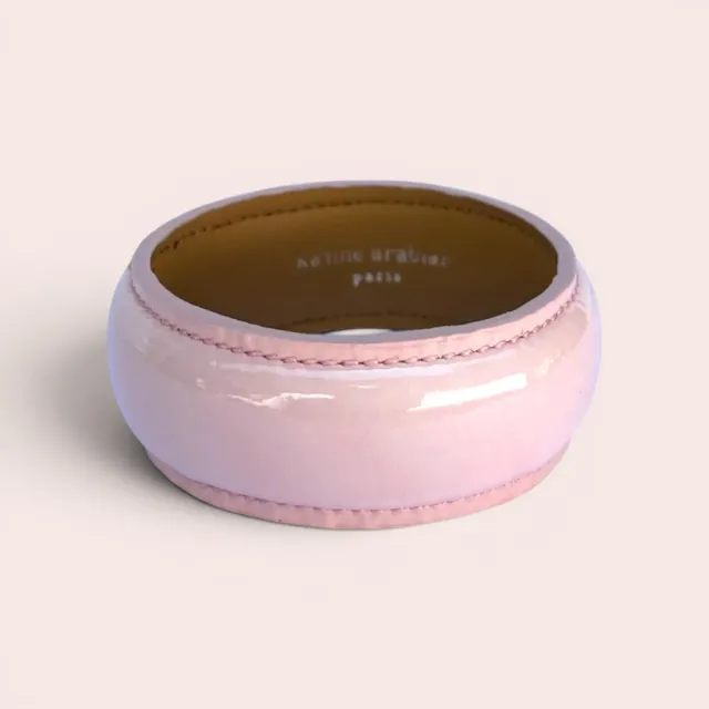 Karine Arabian Dua jonc bracelet rose pâle 63mm