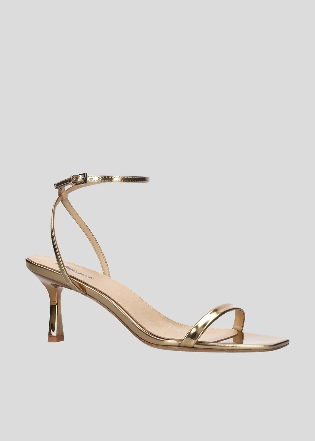 Lola Cruz Cecile 65 sandales or talon 6,5 cm