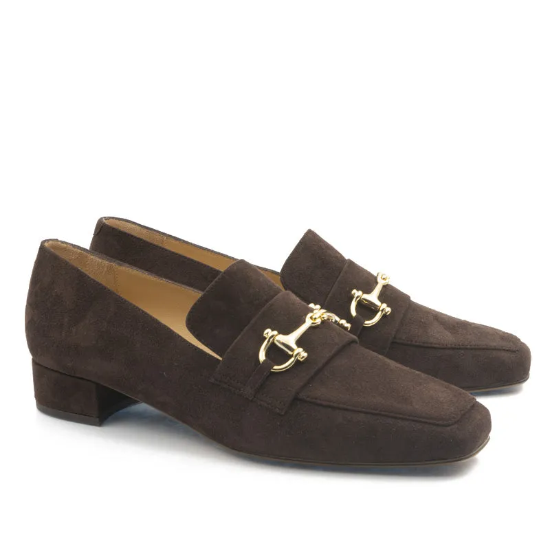 Bégum Paris Sally mocassin cuir bleu marine