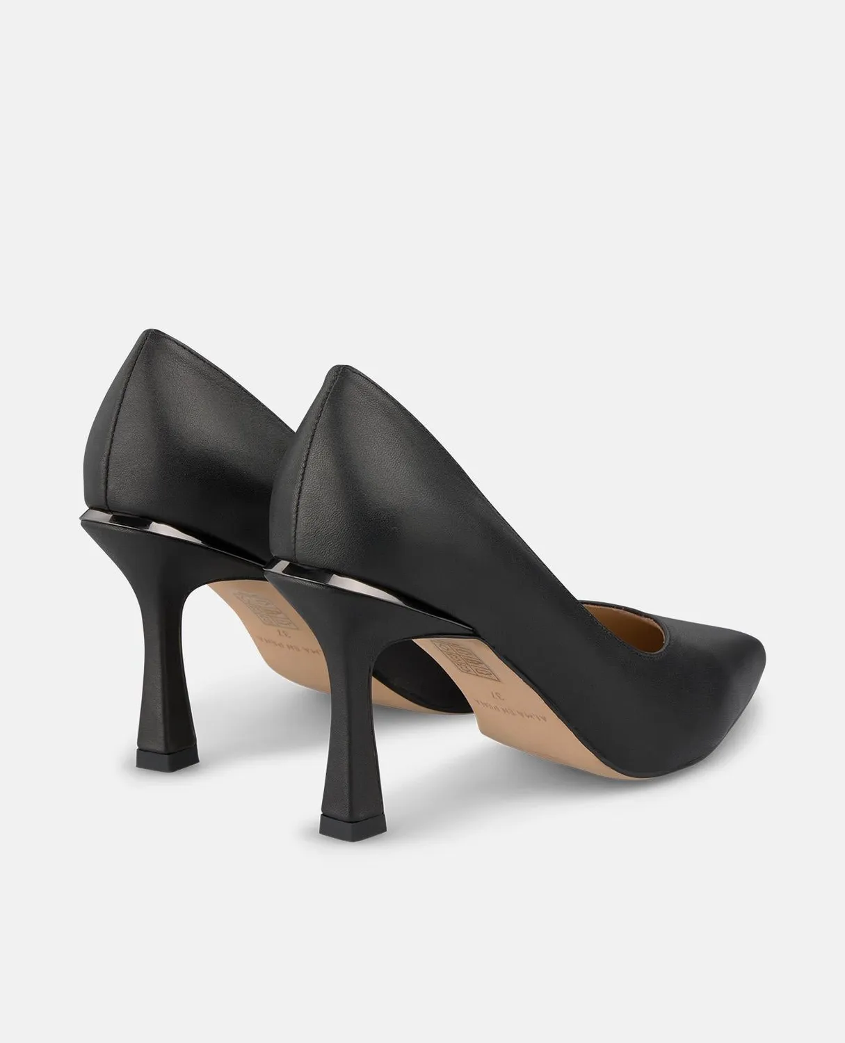 Alma en Pena I250415 escarpins nappa noirs talon 9 cm