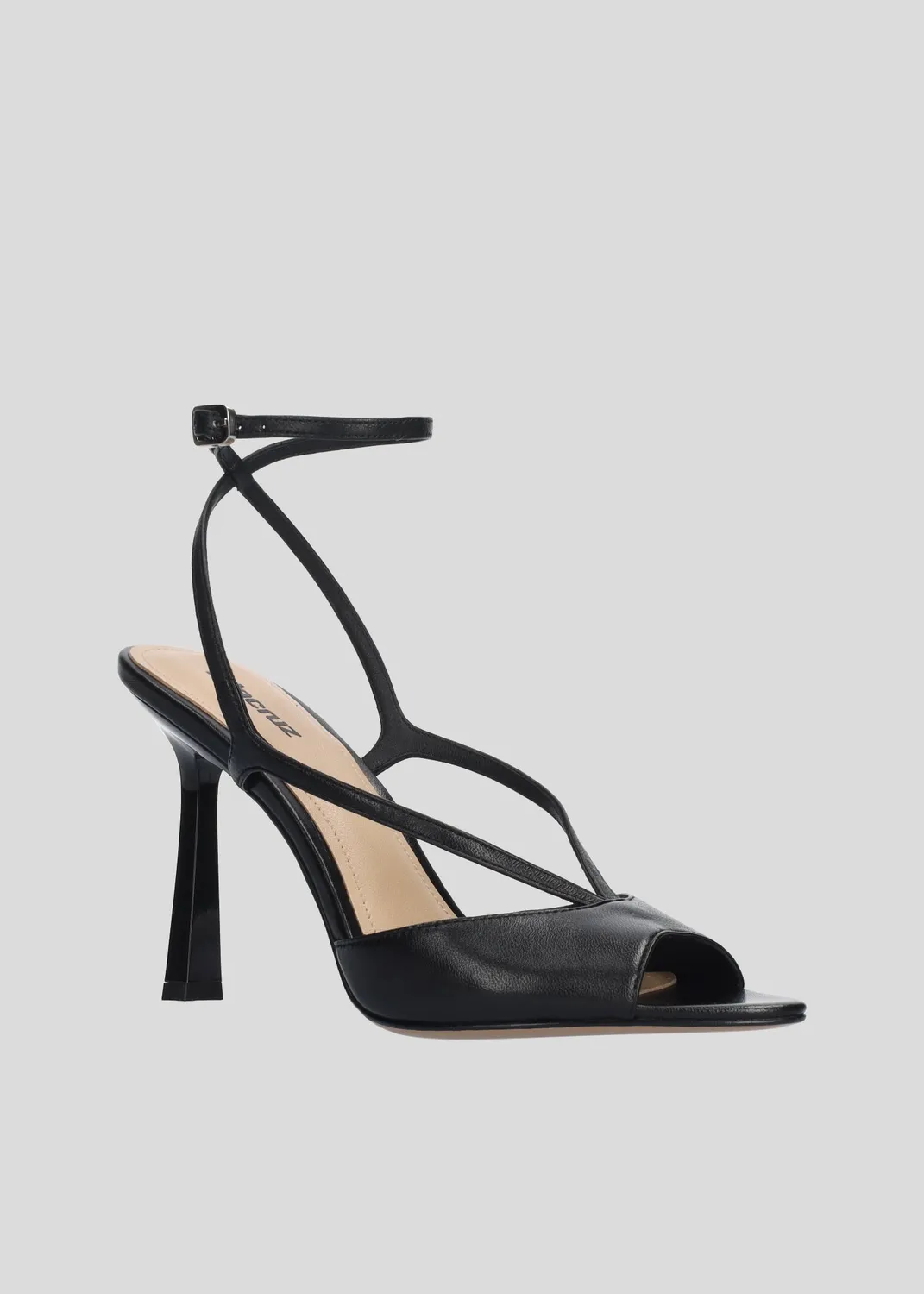 Lola Cruz Streep 95 sandales à talon noir