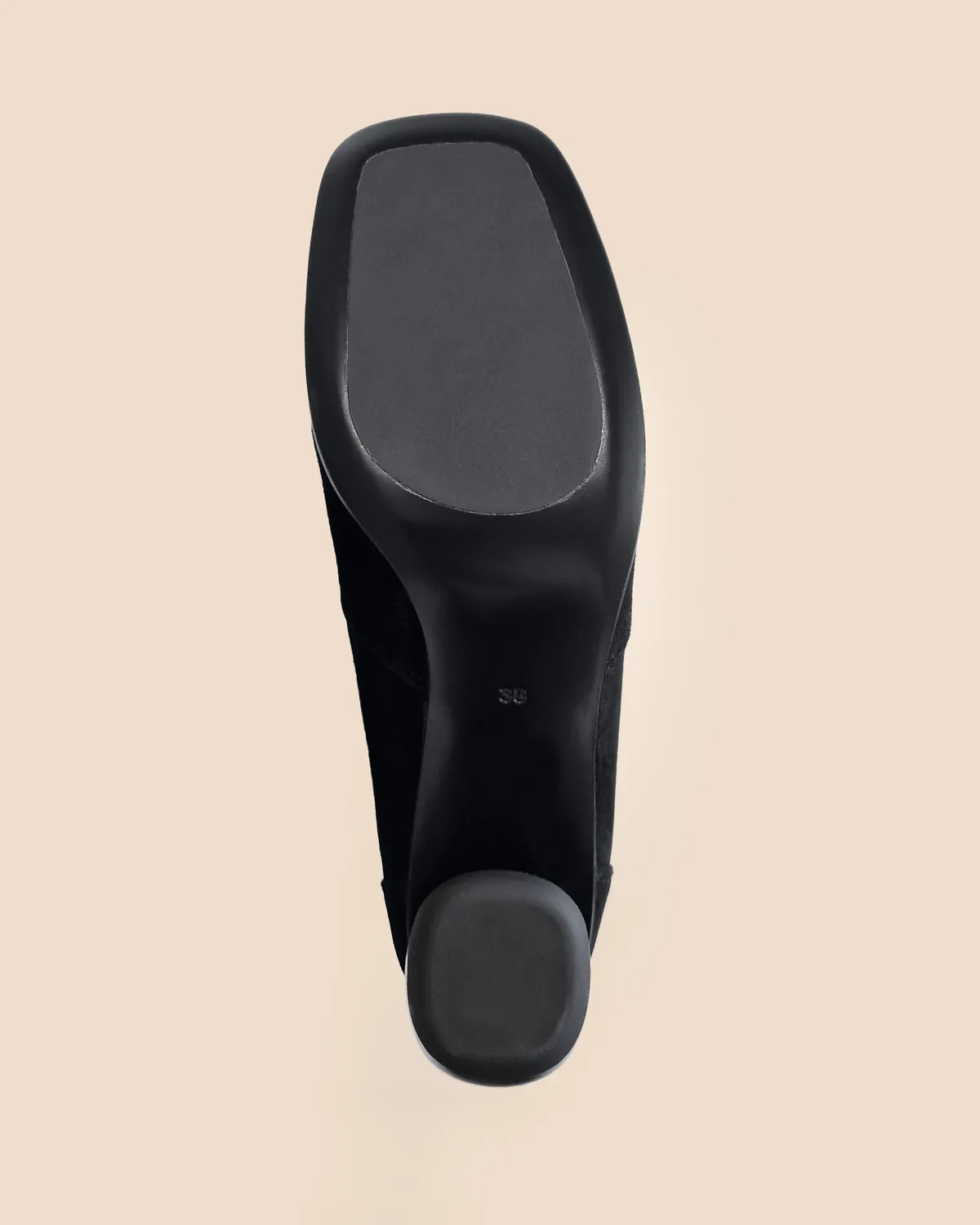 Mi/Mai Gae Low Black cuissardes noires talon 5cm