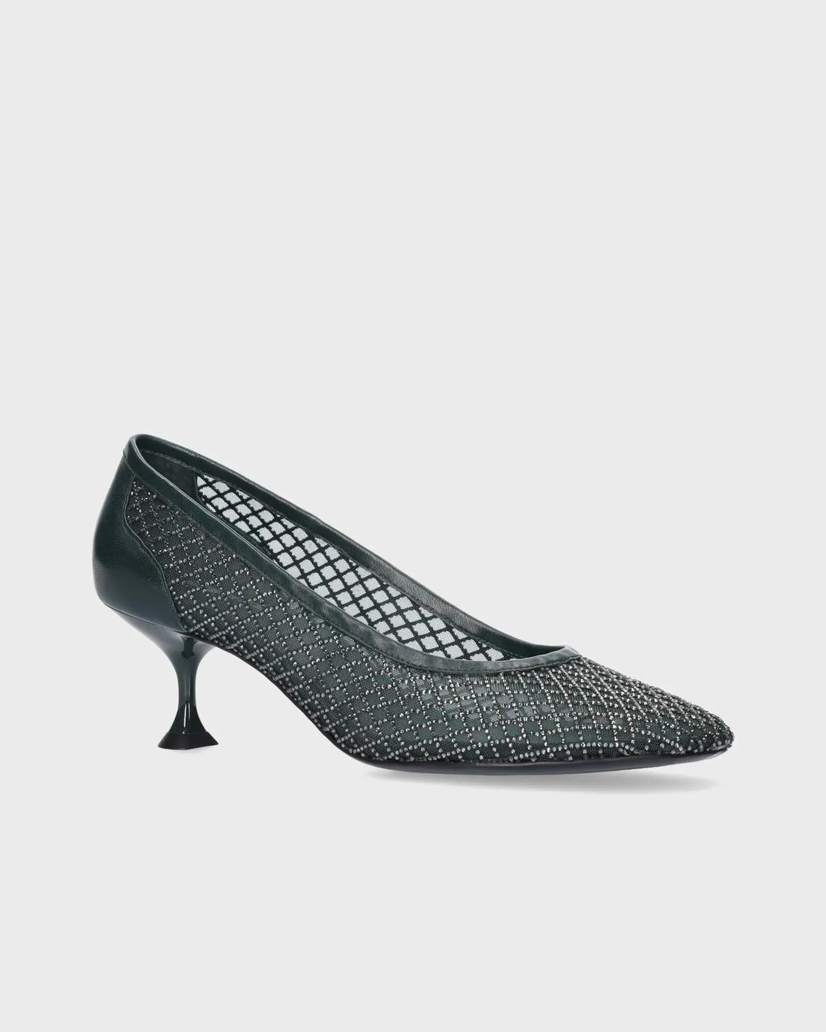 Lola Cruz Ruby Pump 55 escarpins vert royal talon 5,5 cm
