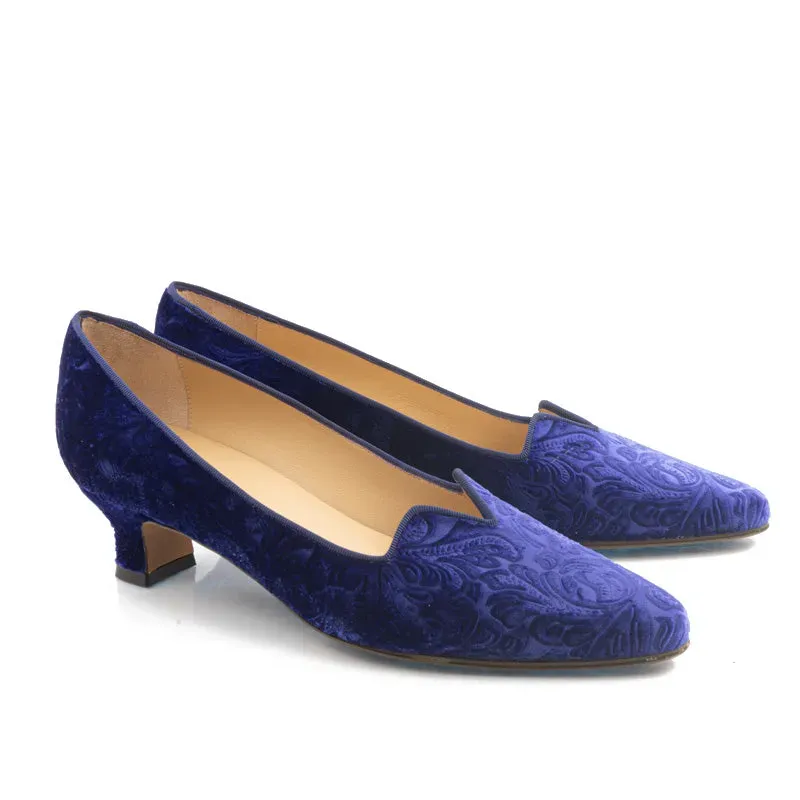 Bégum Paris Marquise escarpins velours violet