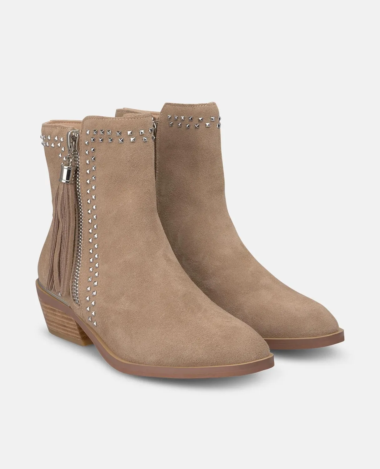 Alma en Pena I2552754 bottine plate vison cuir