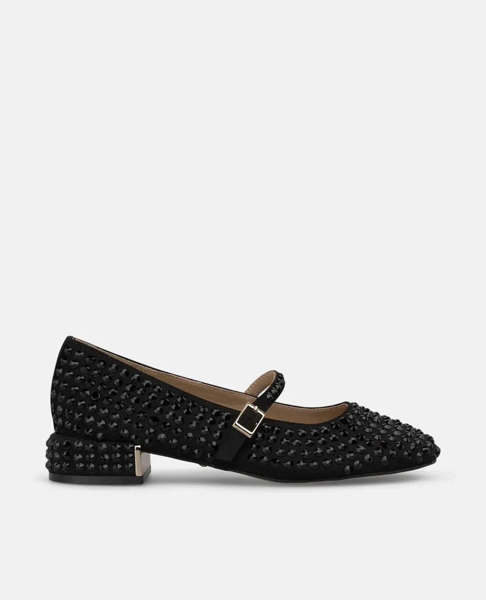 Alma en Pena I260095 ballerines noires strass