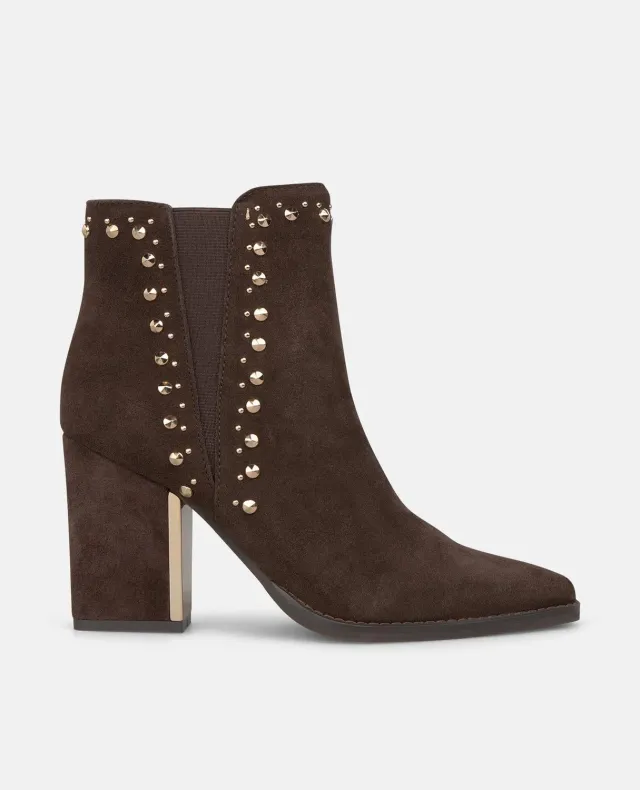 Alma en Pena I2652155C bottines cuir marron clous