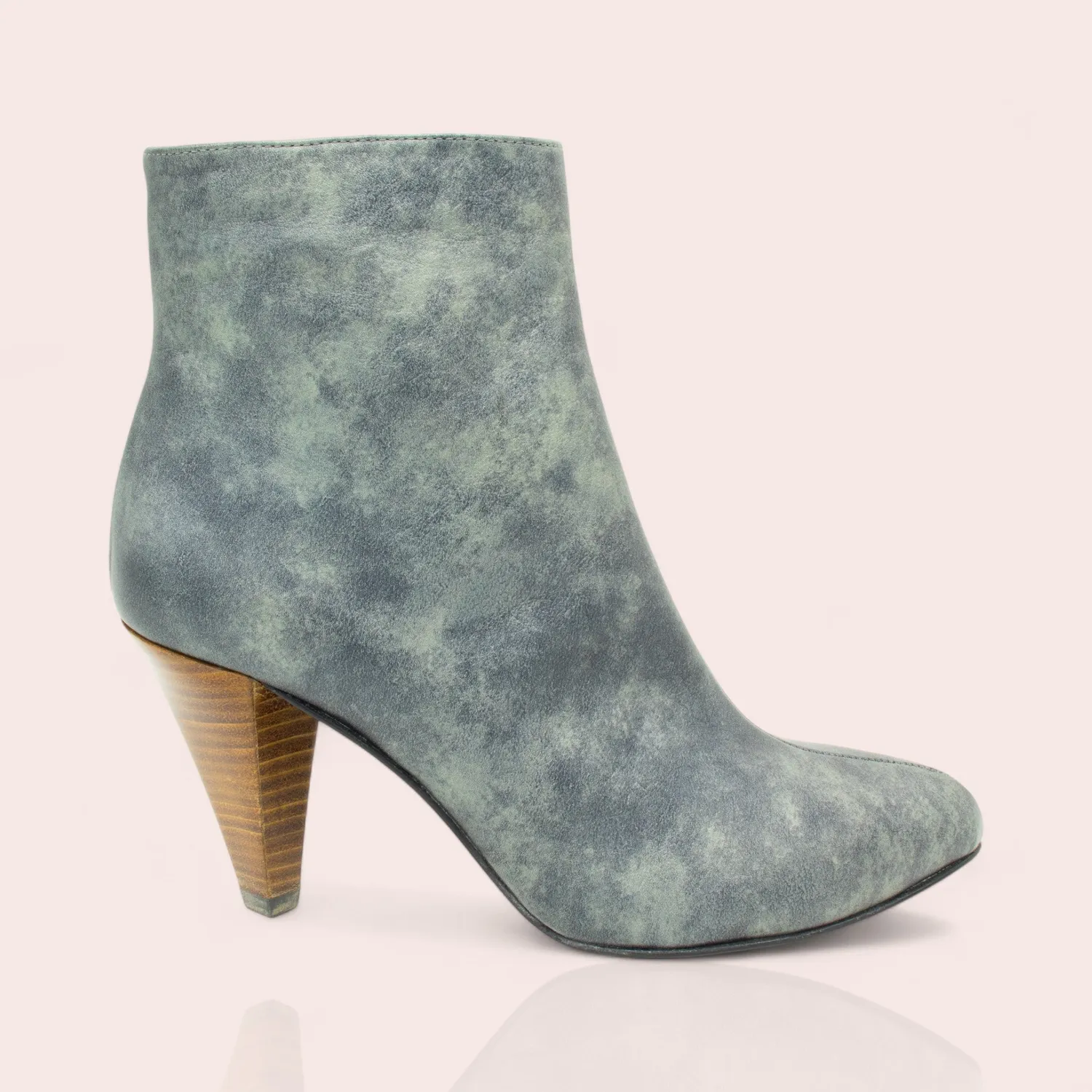 Karine Arabian FAYE bottine talon 75 mm cuir noir