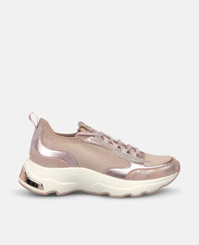 Alma en Pena V2652600 sneakers plateforme roses 4,5 cm