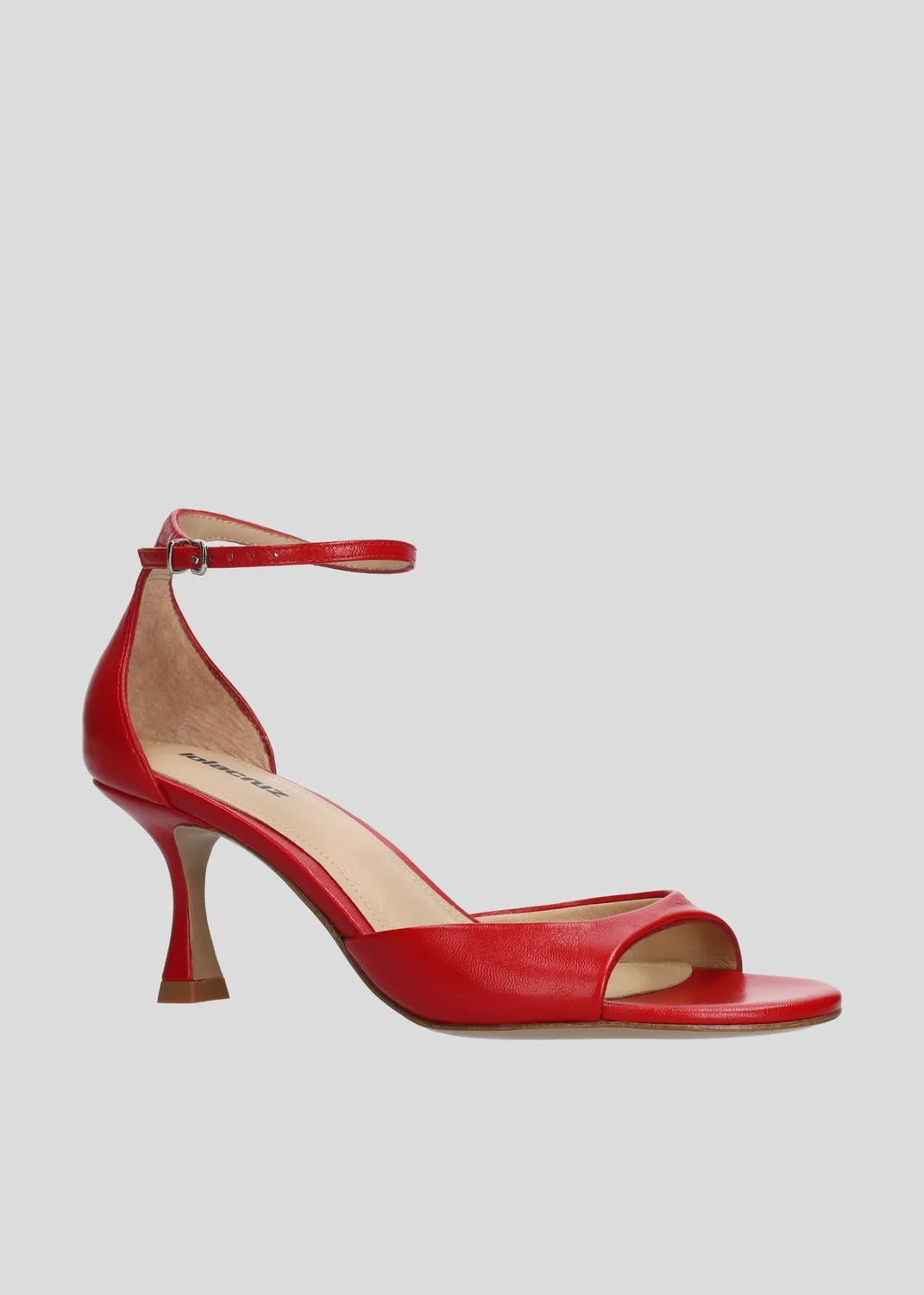 Lola Cruz Kumala 65 sandales à talon rouge 6,5 cm