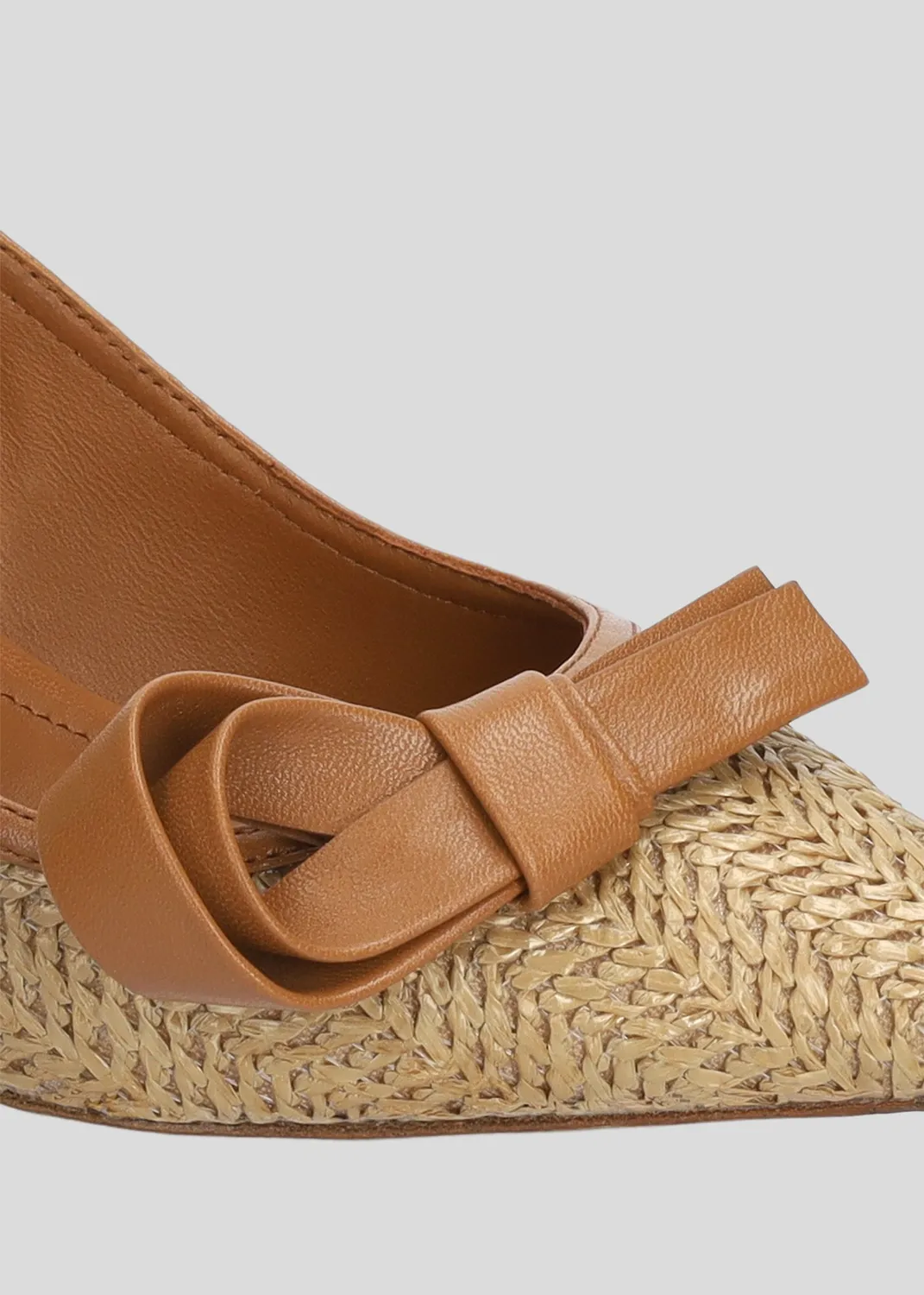 Lola Cruz Linda Pump 55 escarpins cuir camel