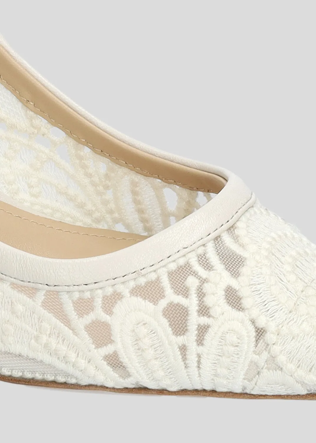 Lola Cruz Grace Pump 55 escarpins blanc