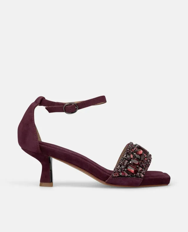 Alma en Pena I250094 sandales bordeaux talon 5,5 cm