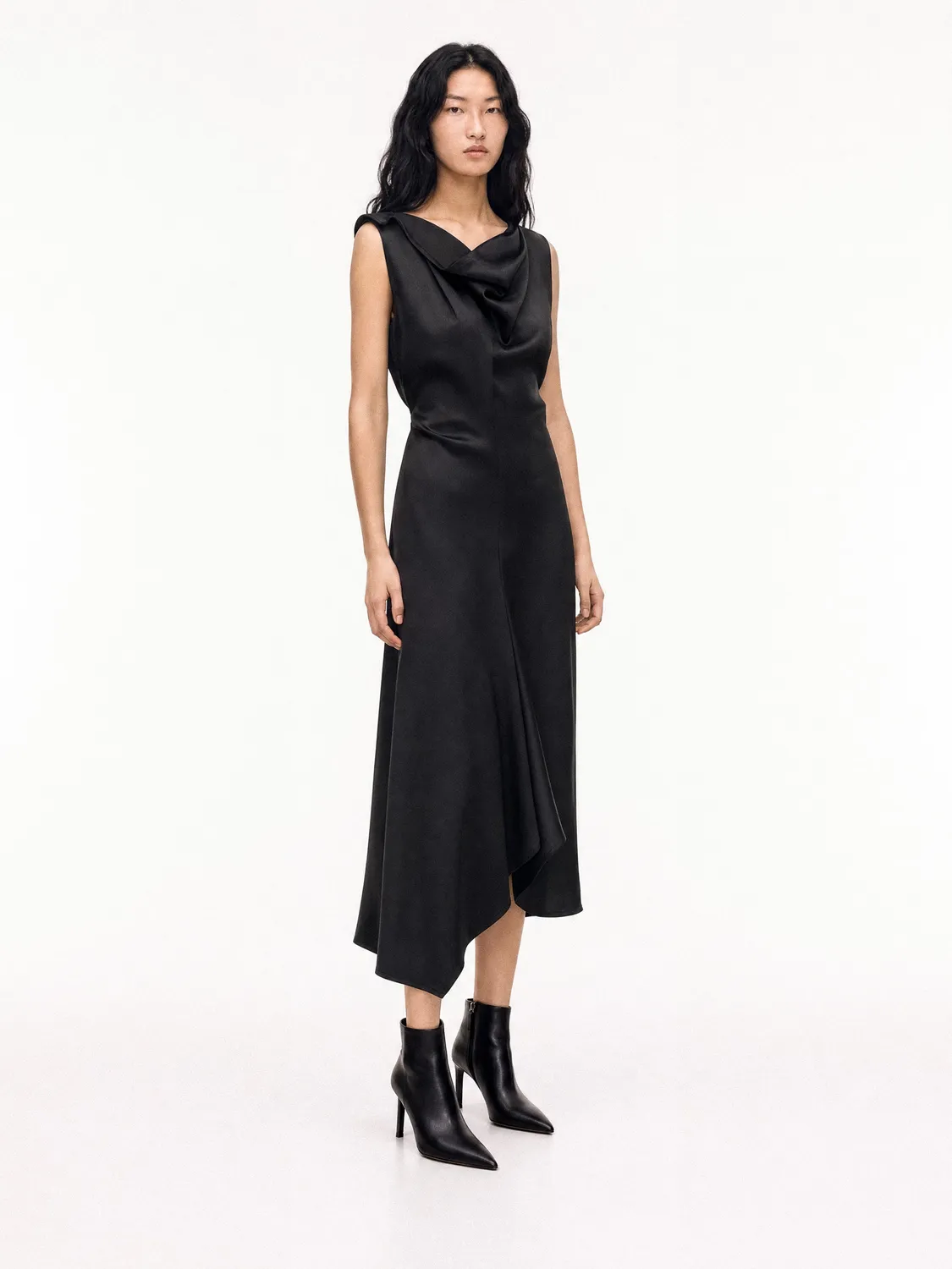 Mi/Mai Noura Black Calf bottines noir veau 8 cm