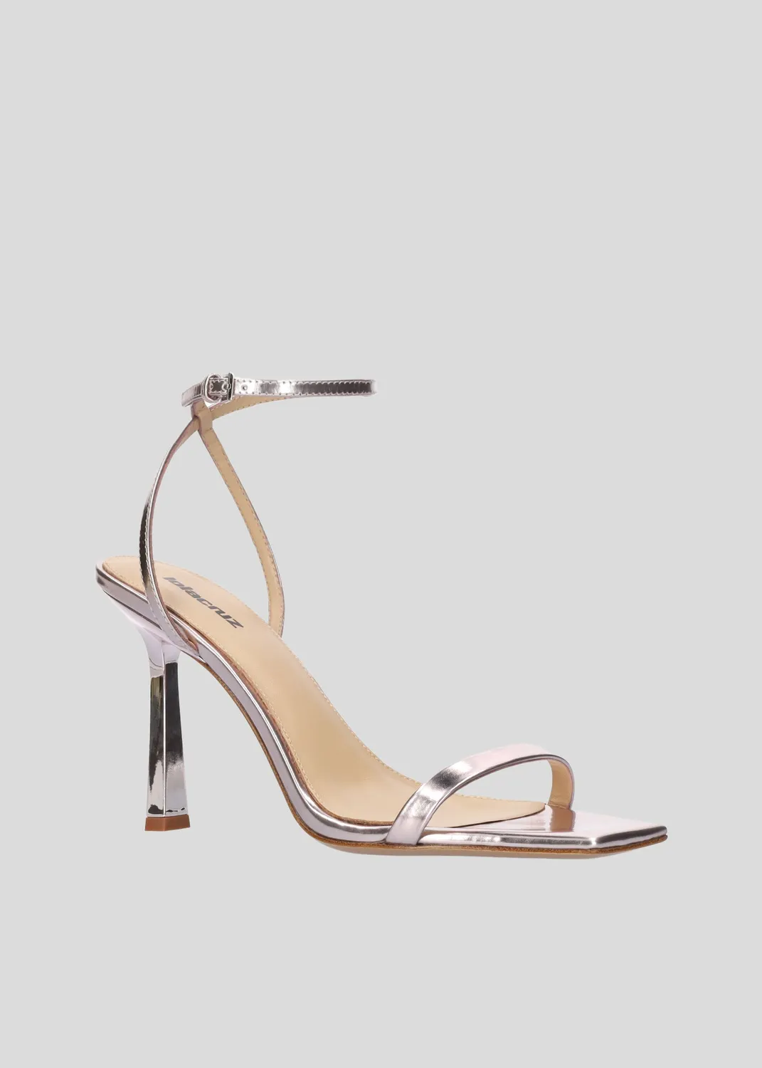 Lola Cruz Cecile Sandal 95 sandales rose talon 9,5 cm
