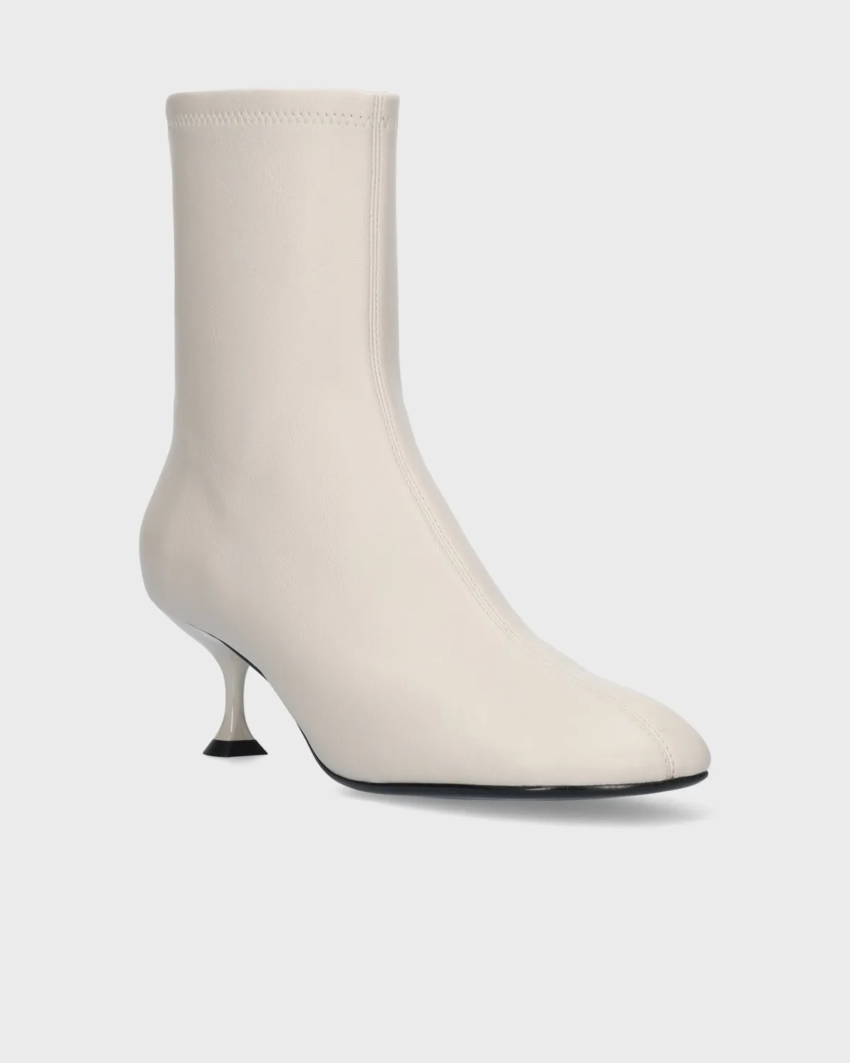 Lola Cruz Nami Ankle Boots 55 boots écru cuir