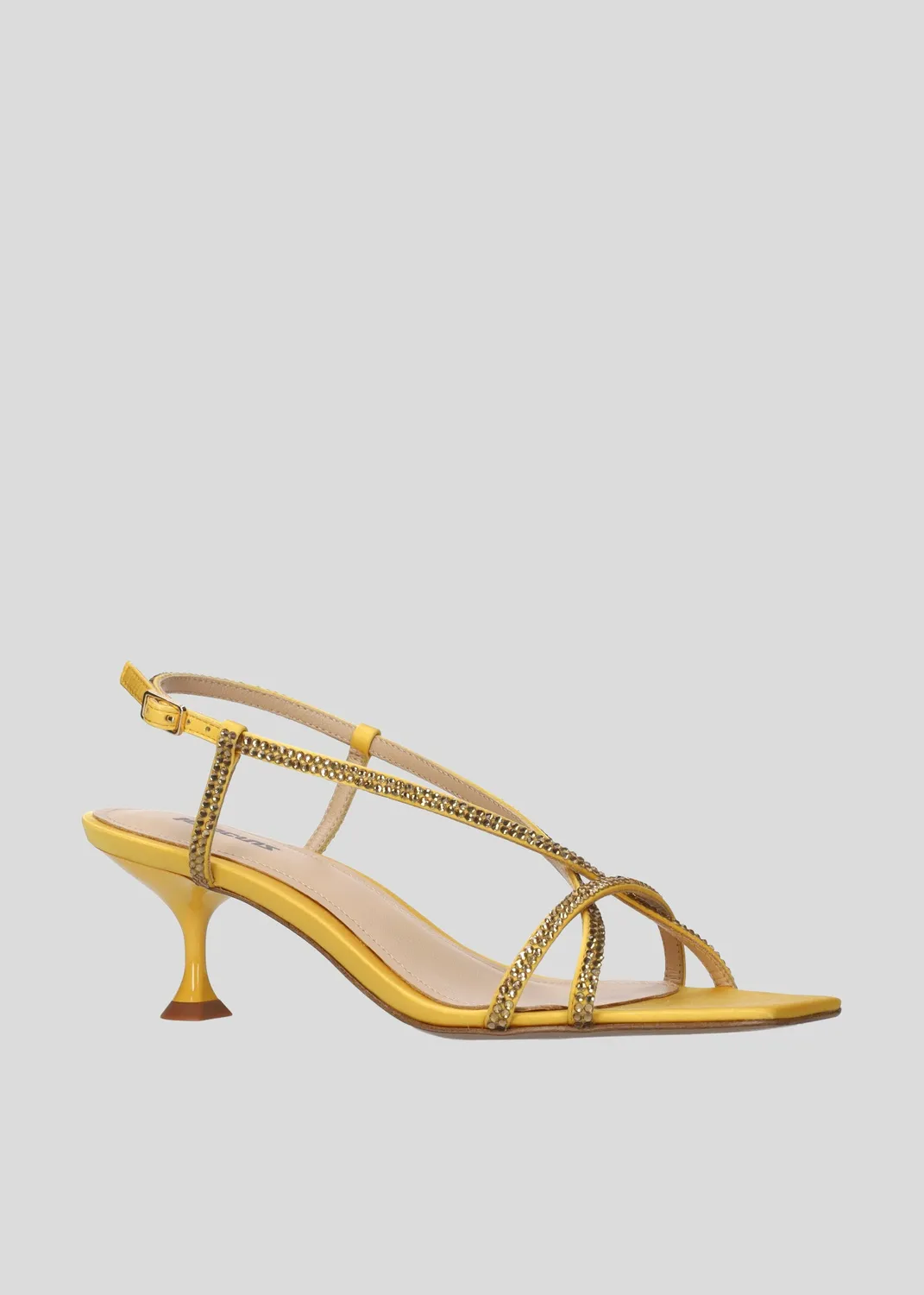 Lola Cruz Liberty 55 sandales jaune talon 5,5 cm