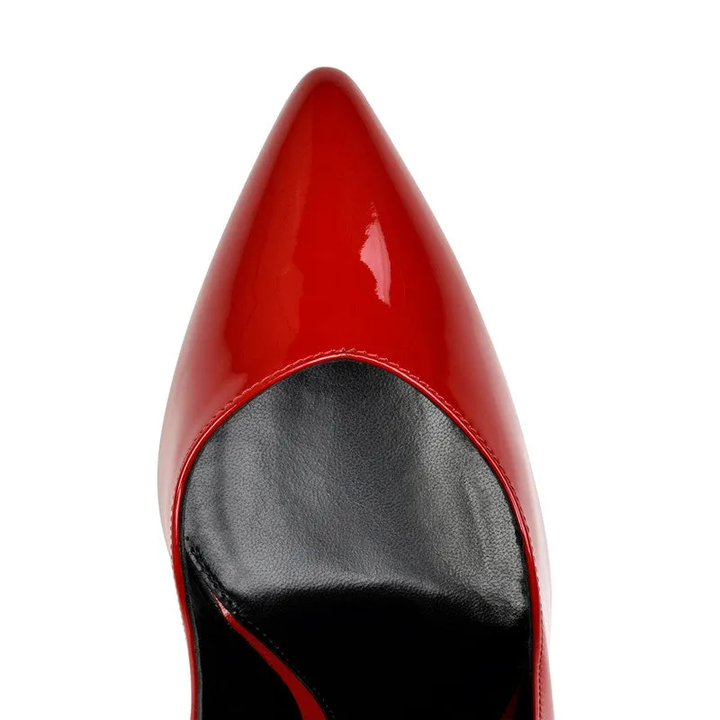 Maison Ernest Go 120 escarpin rouge cuir vernis talon 12 cm