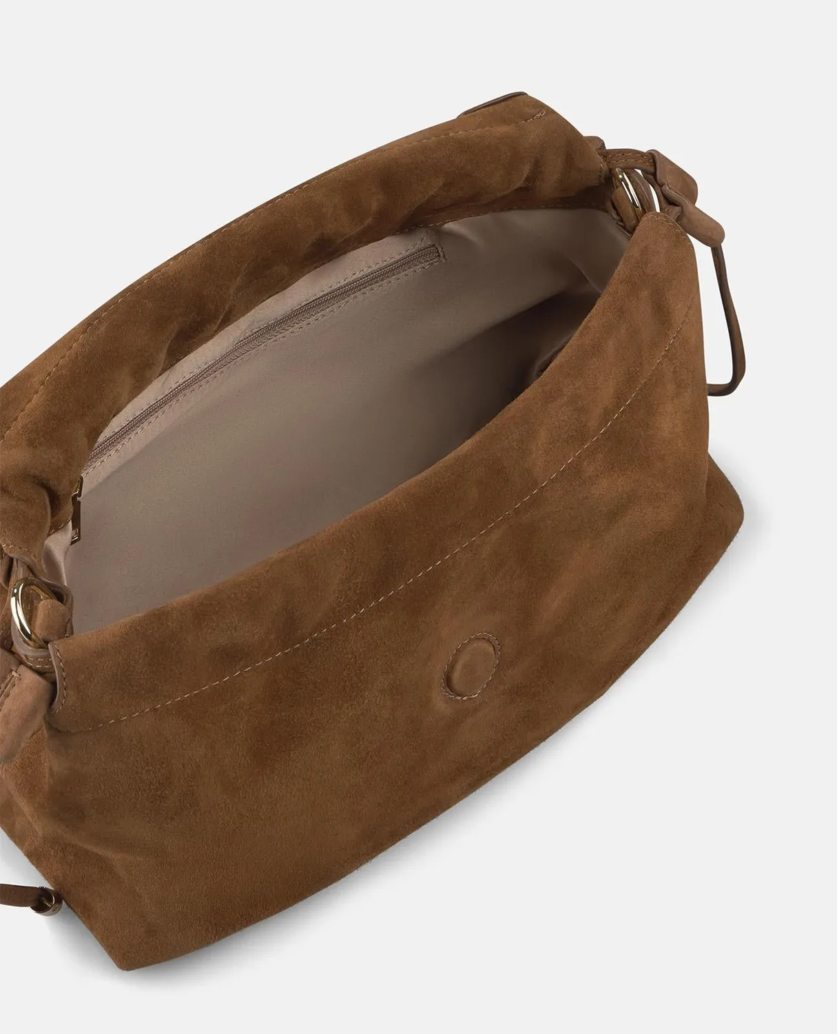 Alma en Pena V26BG045 sac cuir caramel clouté