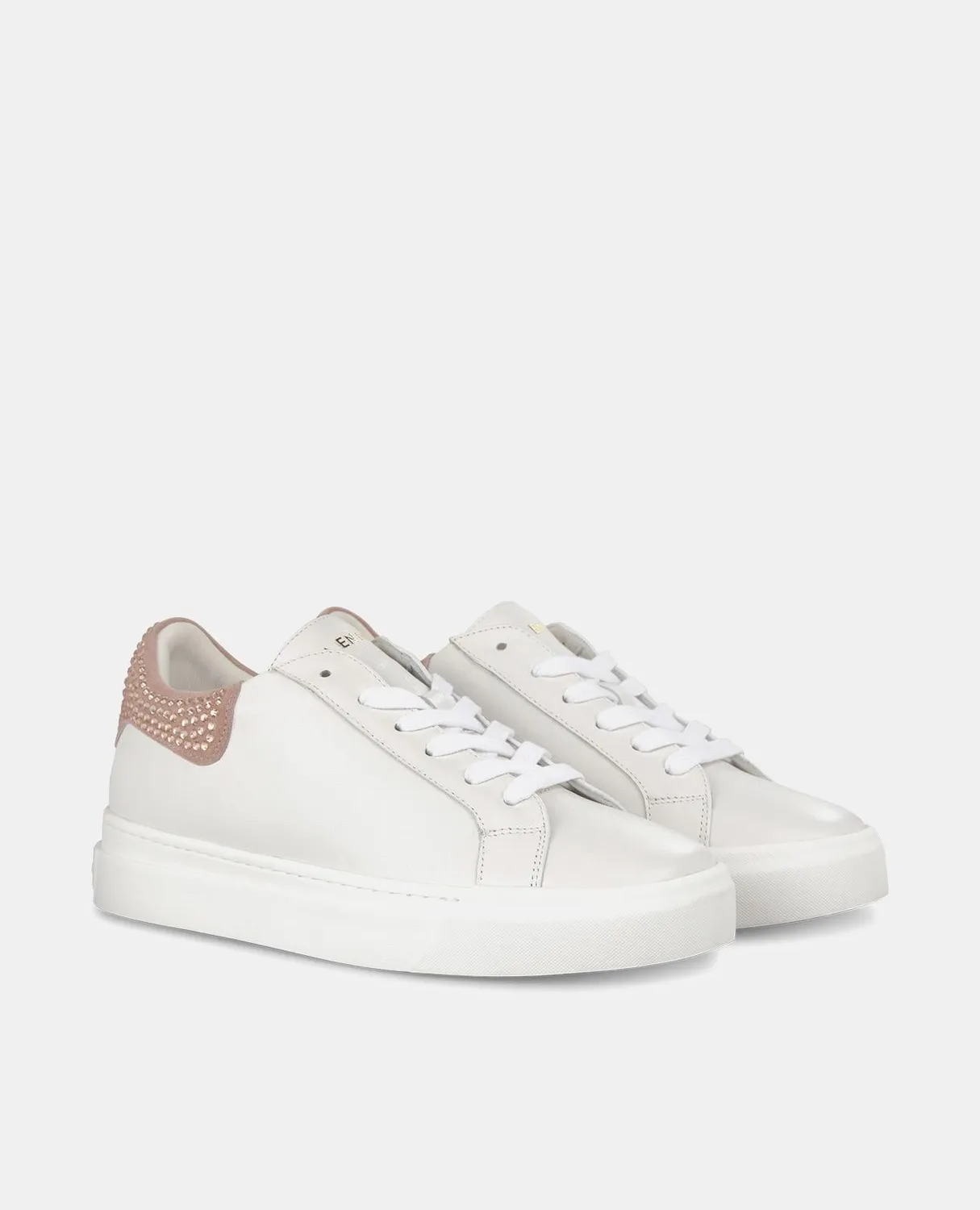 Alma en Pena I241201 sneakers cuir rose plateforme 3,8 cm