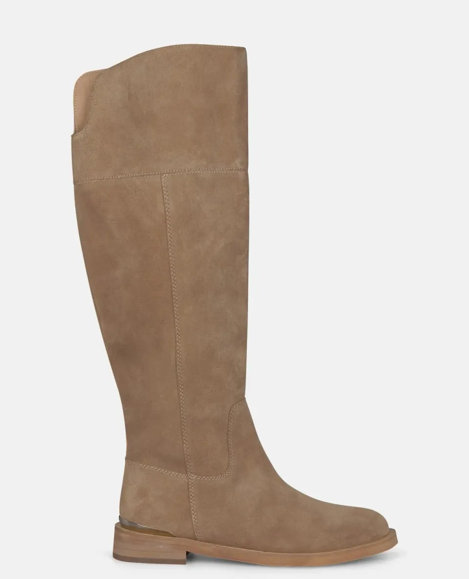 Alma en Pena I2654300C bottes ante vison plates 3 cm