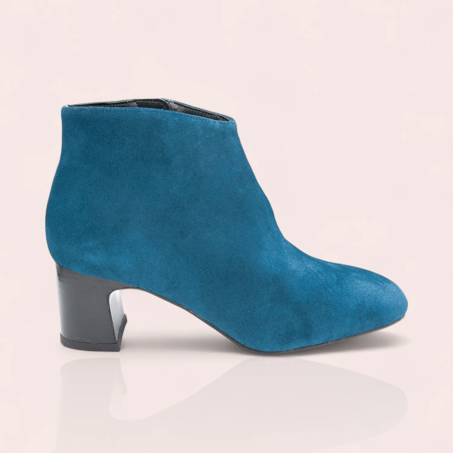 Karine Arabian Tamara bottines velours zip talon 47 mm