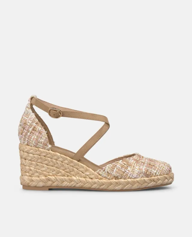 Alma en Pena V2650501 espadrilles camel 6,5 cm