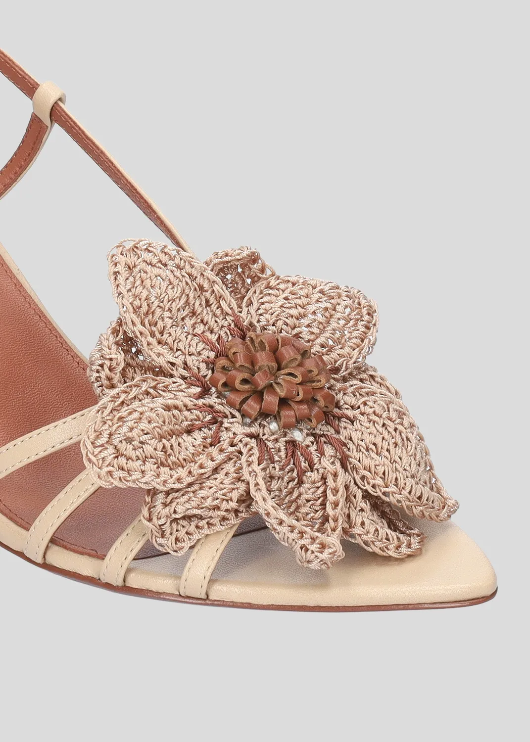 Lola Cruz Jazmin 65 sandales talons beige