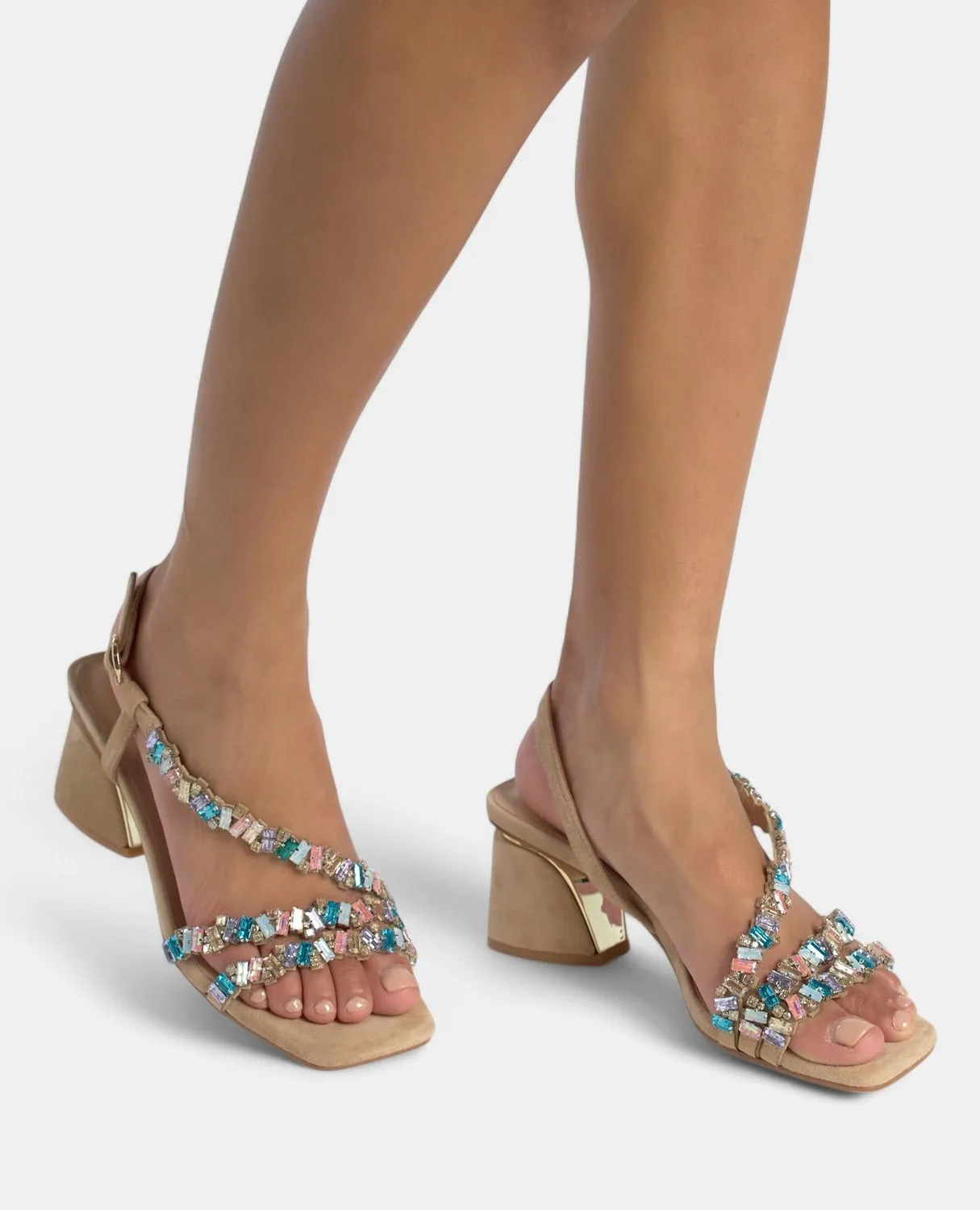 Alma en Pena V250951 sandales sable strass 6 cm