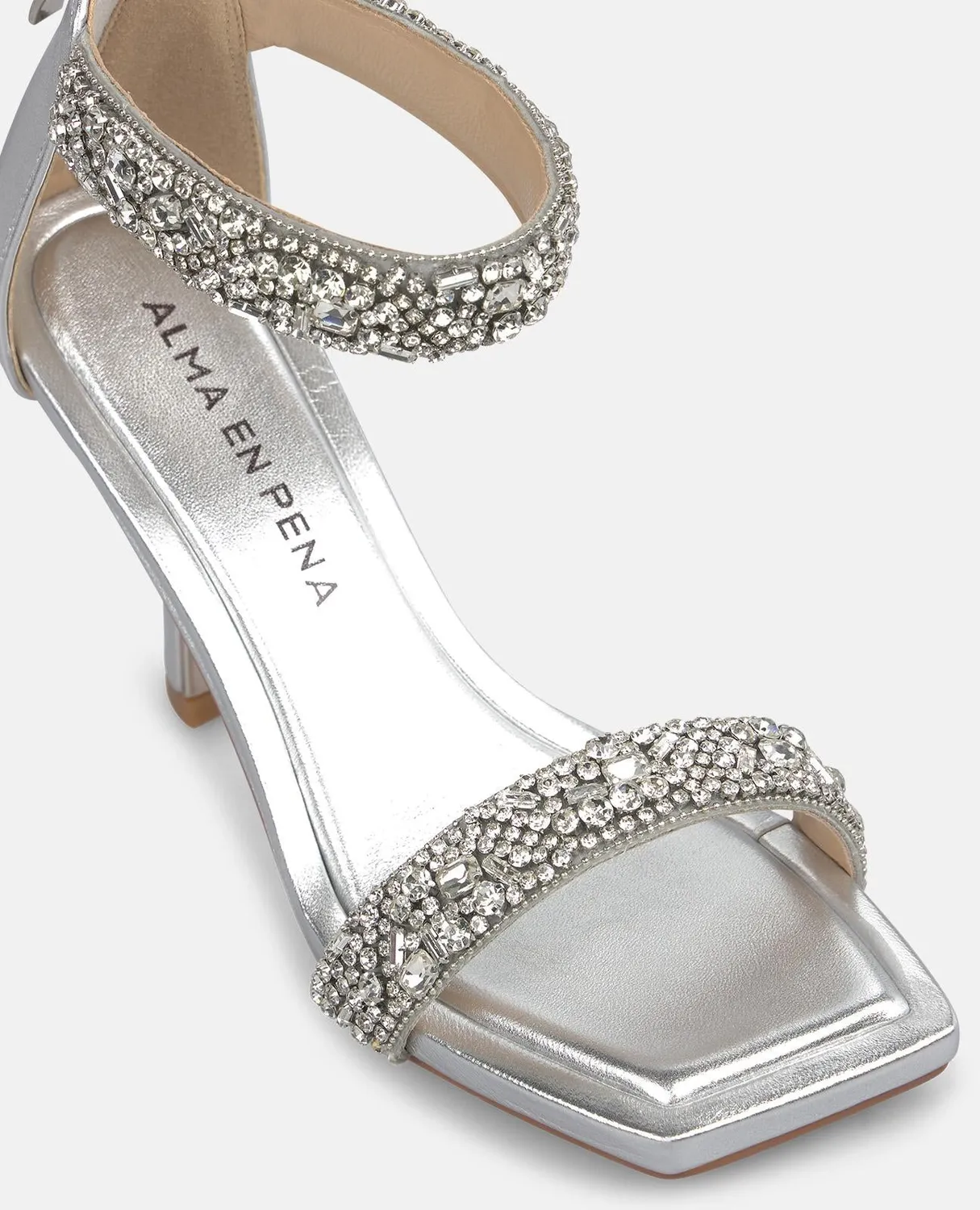 Alma en Pena V264010 sandales argent talon 9 cm bijoux