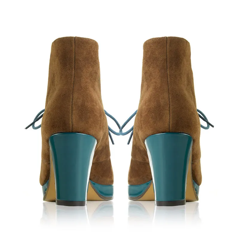 Bégum Paris Diane bottines cacao colvert talon 7 cm