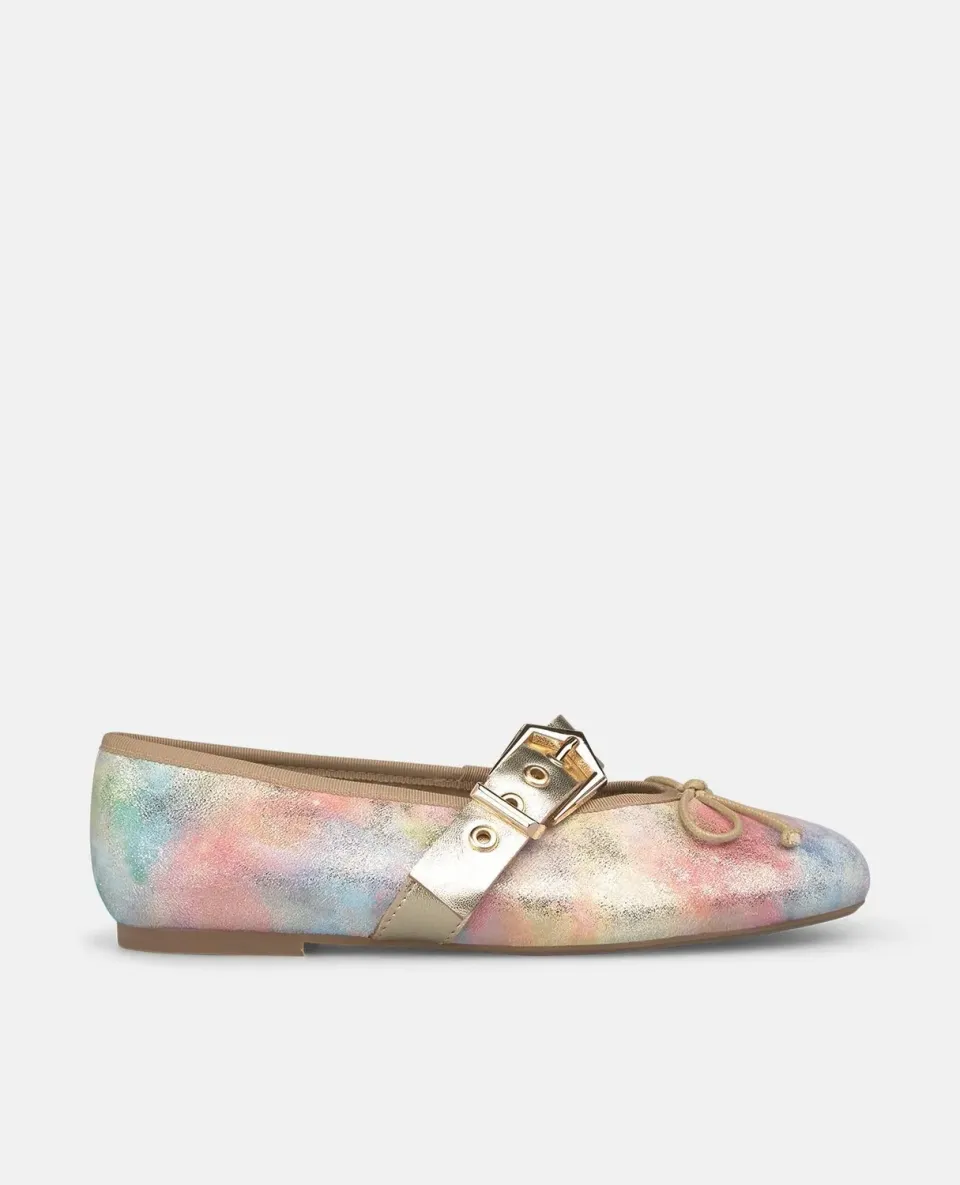 Alma en Pena V261300 ballerines roses cuir fantaisie