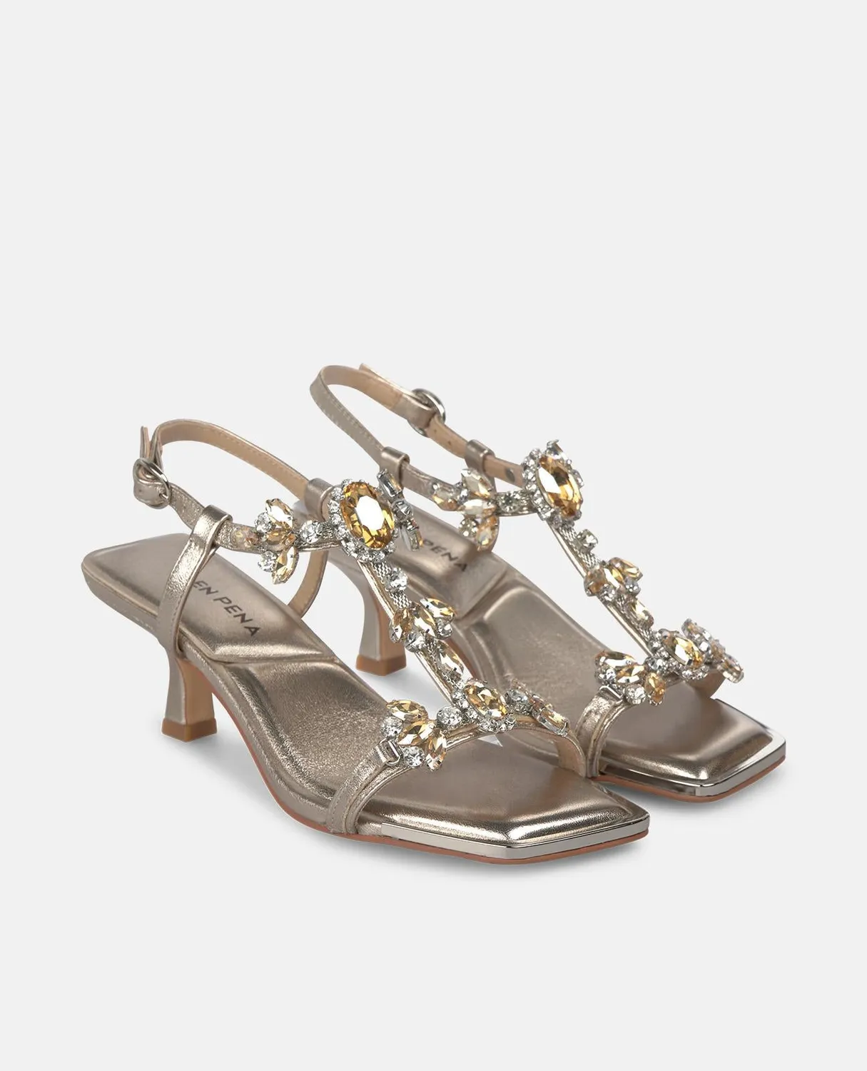 Alma en Pena V263281 sandale bronze cuir talon 5 cm