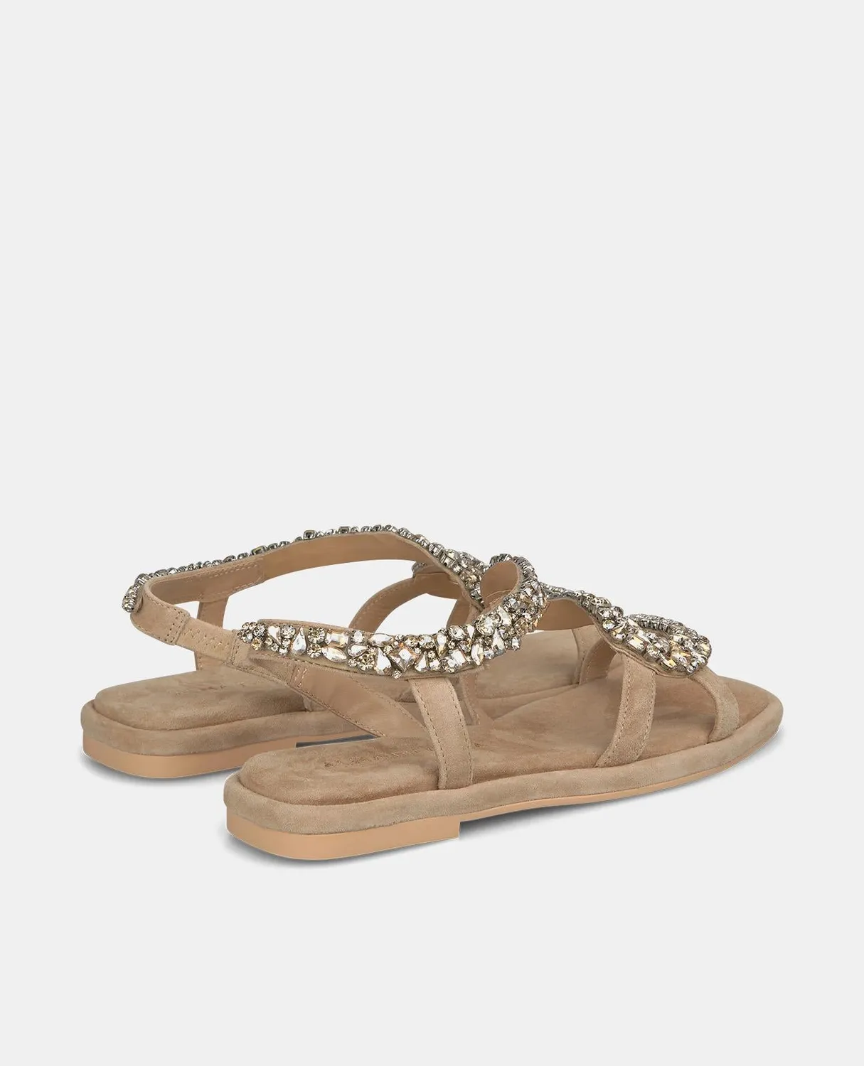 Alma en Pena V240820 Sandales Plates Serpent Strass Arena